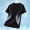 Men's Ice Silk Quick-Dry Gradient Short-Sleeve T-Shirt