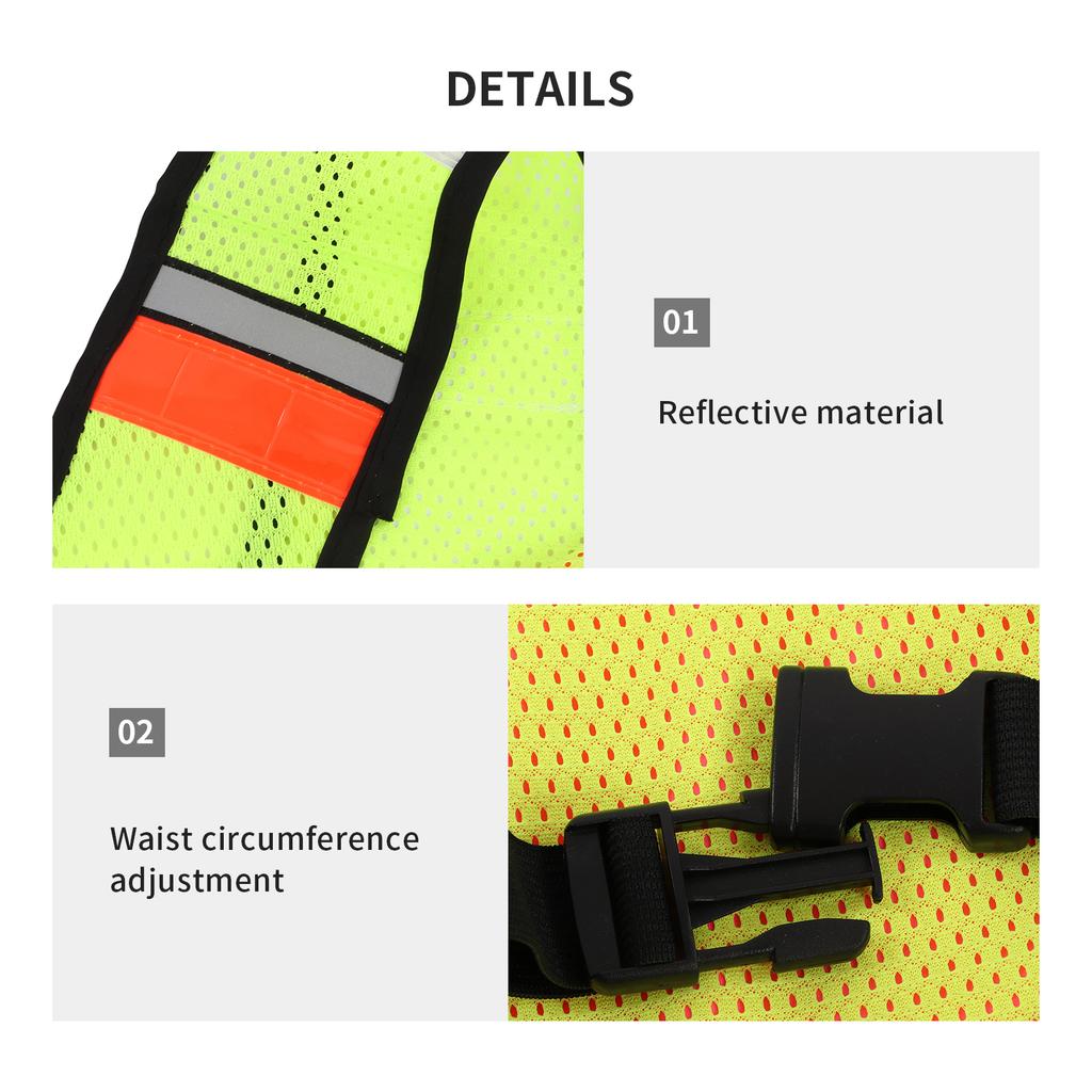 Elastická multifunkční reflexní vesta pro noční sportovní jízdu Prodyšná reflexní vesta