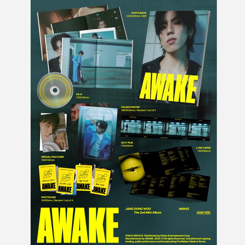 [Pre-order] JANG DONGWOO (INFINITE)- 2nd Mini Album [AWAKE] 0AM Ver (Online Benefit)