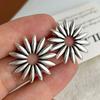 Vintage Sun Flower Earrings for Women Girls Retro Big Sunflower Earrings Jewelry Prevent Allergy Party Accessories Gift Jewelry