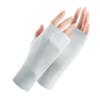 1 para anty-UV Art antypoślizgowe rękawiczki oddychające paznokieć palma Chinlon ochrona promieni lampa LED manicure