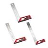   High Precise All Purpose Aluminum Measuring Square with Preset Positioning Holes