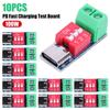 10pcs PD Fast Charging Test Board USB Type-C 5-20V Adjustable 100W PD3.0/2.0 BC1.2 Over Temp Protection Power Module