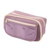 Kawaii Large-capacity Pencil Bag Flip-top Translucent Student Stationery Storage Bag Boys And Girls Simple Stationery Pen Box
