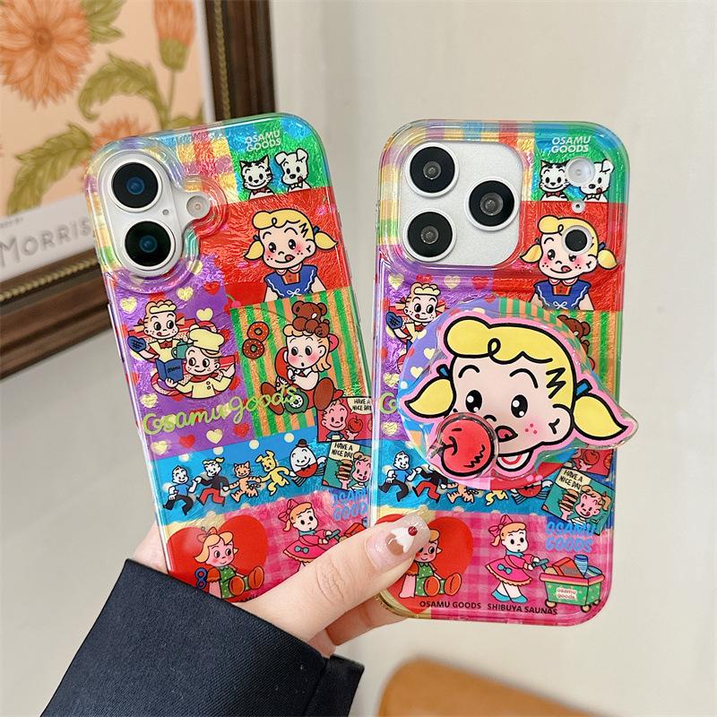 Osada Haruo Cartoon Girl Magnetic Phone Case for iPhone 17/16 Pro Max/15 Pro