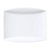 Grandir Plate, 23cm, Microwave and Dishwasher Safe, White Fine Porcelain (Premium White), 94932/1657