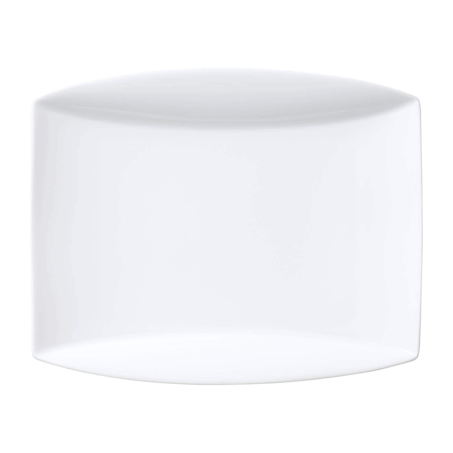 

Noritake Grandir Plate, 23cm, Microwave and Dishwasher Safe, White Fine Porcelain (Premium White), 94932/1657