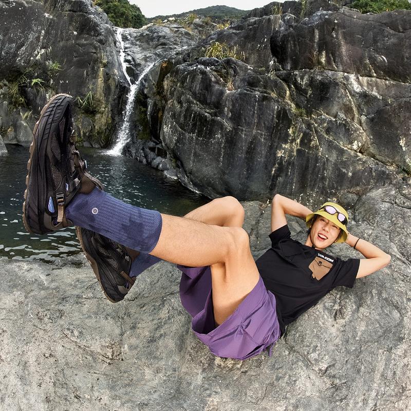 Li-Ning Yijie Lite 2.0 Comfortable Breathable Wear-Resistant Creek Shoes Men Shoes Black AHLV011-3