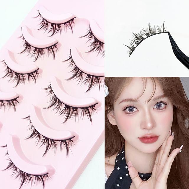 

Lashie - Natural Multipack False Eyelashes 5 Pair - Black - One Size