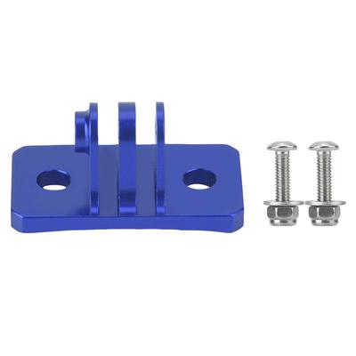 Adattatore per supporto fisso per casco da paracadutismo per Gopro 7 6 5 4 Action Camera(blu)