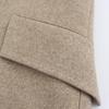 2024 Winter Women's Fashion: European-Style Soft Loose-Fit Wool Coat with Button Embellishments