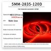 Low Voltage 12V/24V 5mm SMD 2835 LED Linear Light Strip for Wardrobes/Cabinets