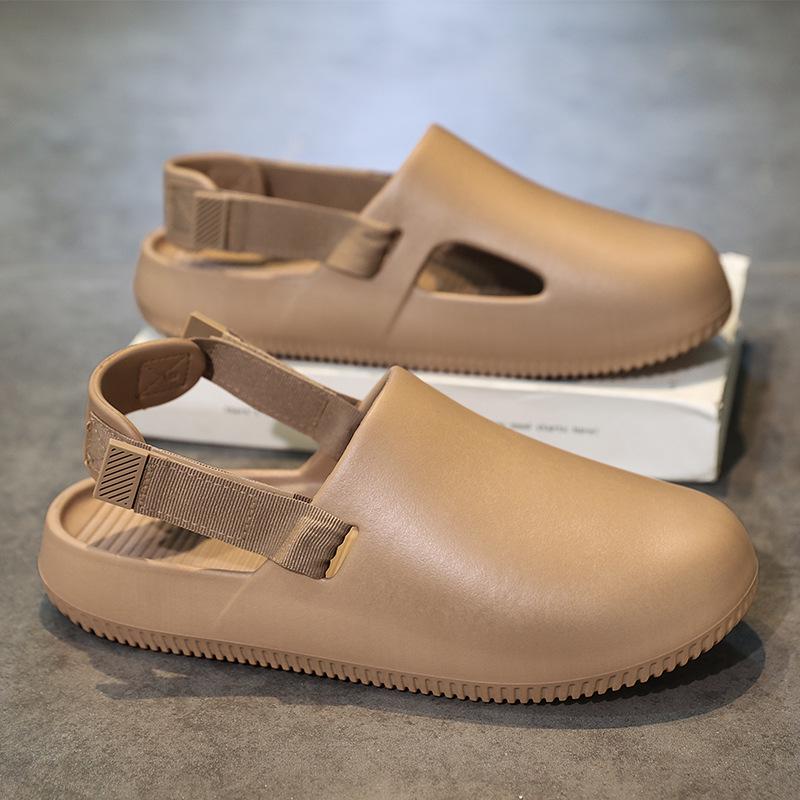 

Мужские двухсторонние съемные пляжные сандалии EVA - Туфли в стиле Hole 44-45