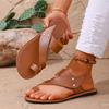 New Style Flat Shoes - Women's Large Size Casual Beach Flip-flops