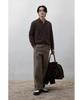 YOUTH Washed Wide Chino Pants - Moss