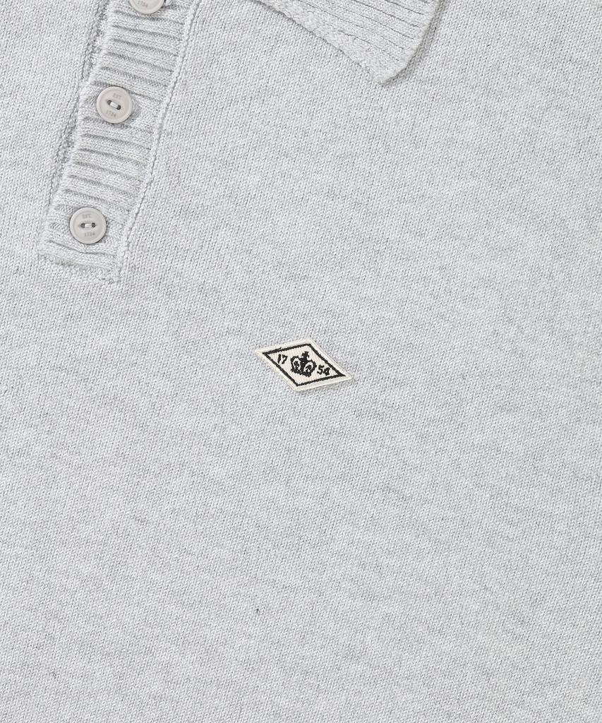 COLUMBIA UNIVERSITY 1754 Crown Over-Fit Half Sweater Light M Gray