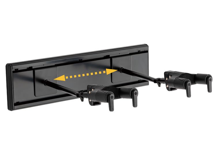 HERCULES GSP402SB Wall Rack Two 2-Guitar (for Guitars)