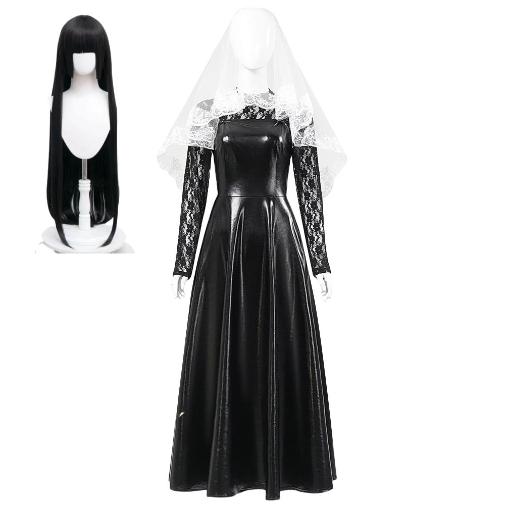 Osaragi Cosplay Anime Sakamoto Days Costume Wig Dress Veil Coat Outfit Women Assassin Shishiba Halloween Carnival Full Set