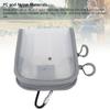 Fishing Tackle Storage Tray PC Nylon 6 Compartments Water Resistant Fishing Lure Box Hanging Buckle Dual  for Jewelry