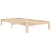 Solid Pine Wood Bed 100 X 200 Cm