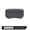 All Weather Cargo Liners for 2025 2026 Tesla Model Y Juniper Model 3 Trunk Mat Front and Rear Frunk Trunk Tray Mats Accessories