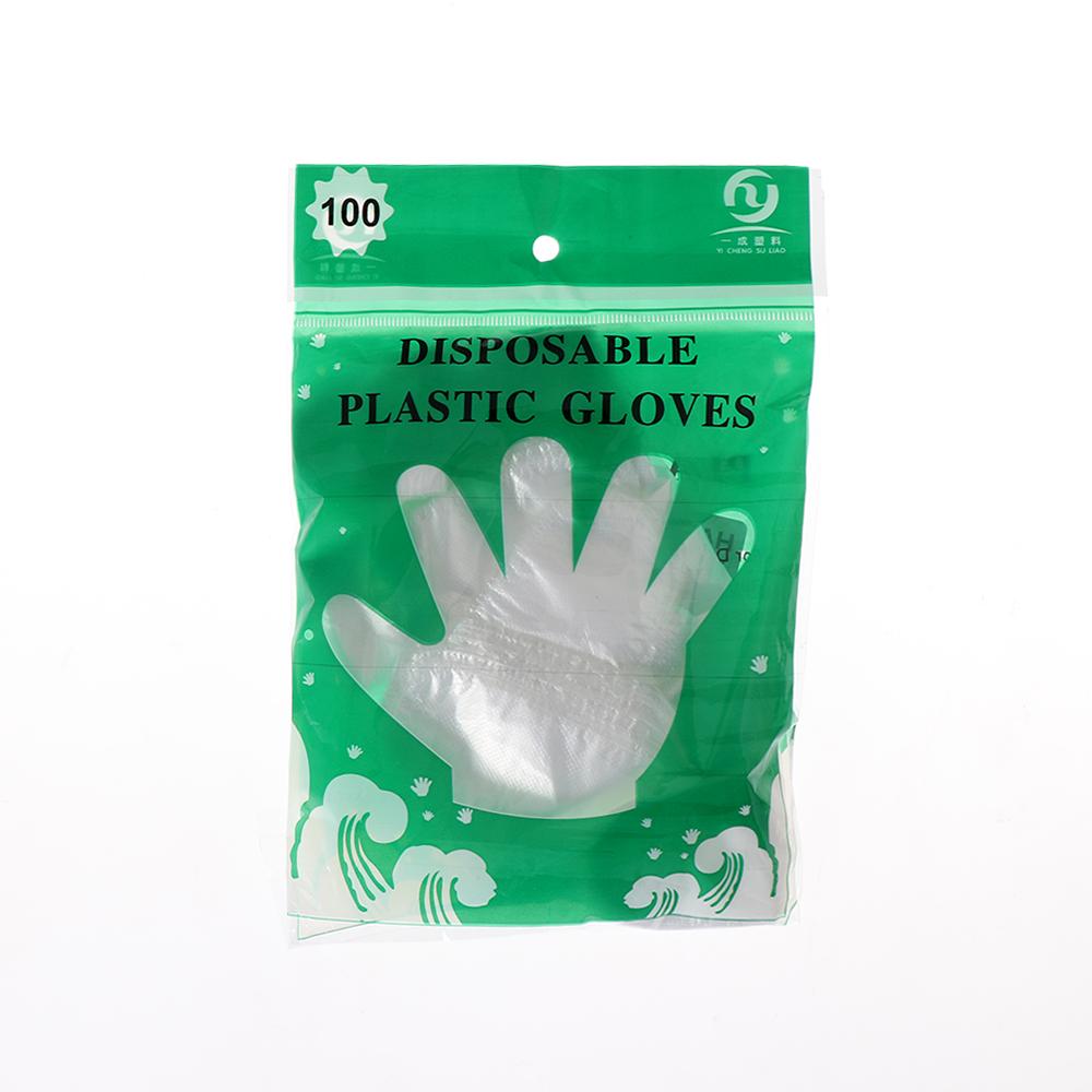Polyethylene Kitchen Vegetable Fruit Catering Disposable Gloves Plastic Clear Avoid Direct Touch