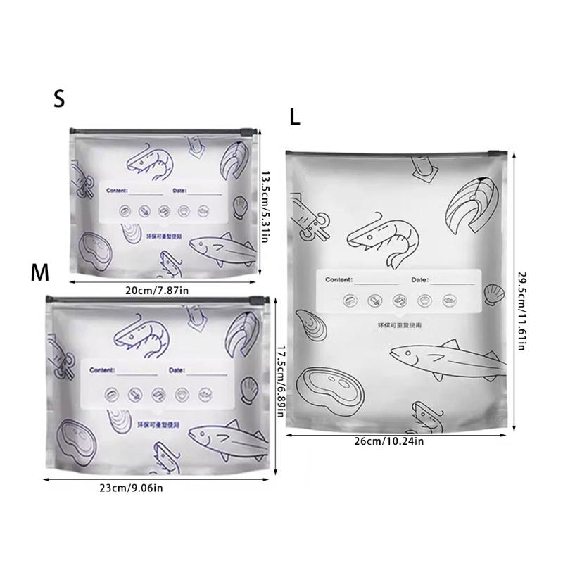 Thickened Aluminum Foil Sealed Bags With Expandable Space Moistureproof Food Containers For Kitchen Organization