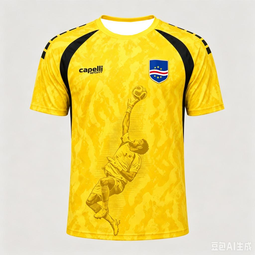 2026 Cabo Verde Vozinha Nº 1 Portero Camiseta de Fútbol Verano Deportes Camiseta para Hombre Ropa Camiseta Mujer Maillot de Ciclismo