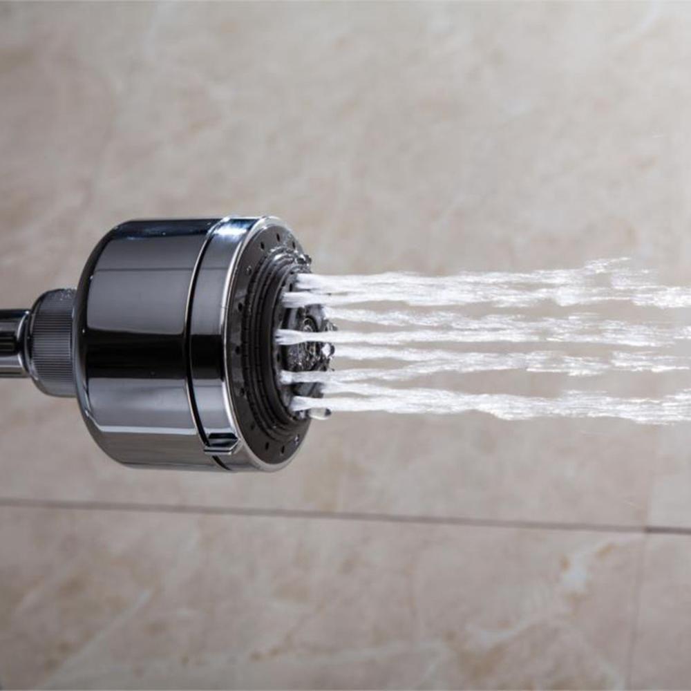 Water Saving Pressurized 5 Function Bathroom SPA Rainfall Shower Head Nozzle Sprinkler Sprayer Faucet