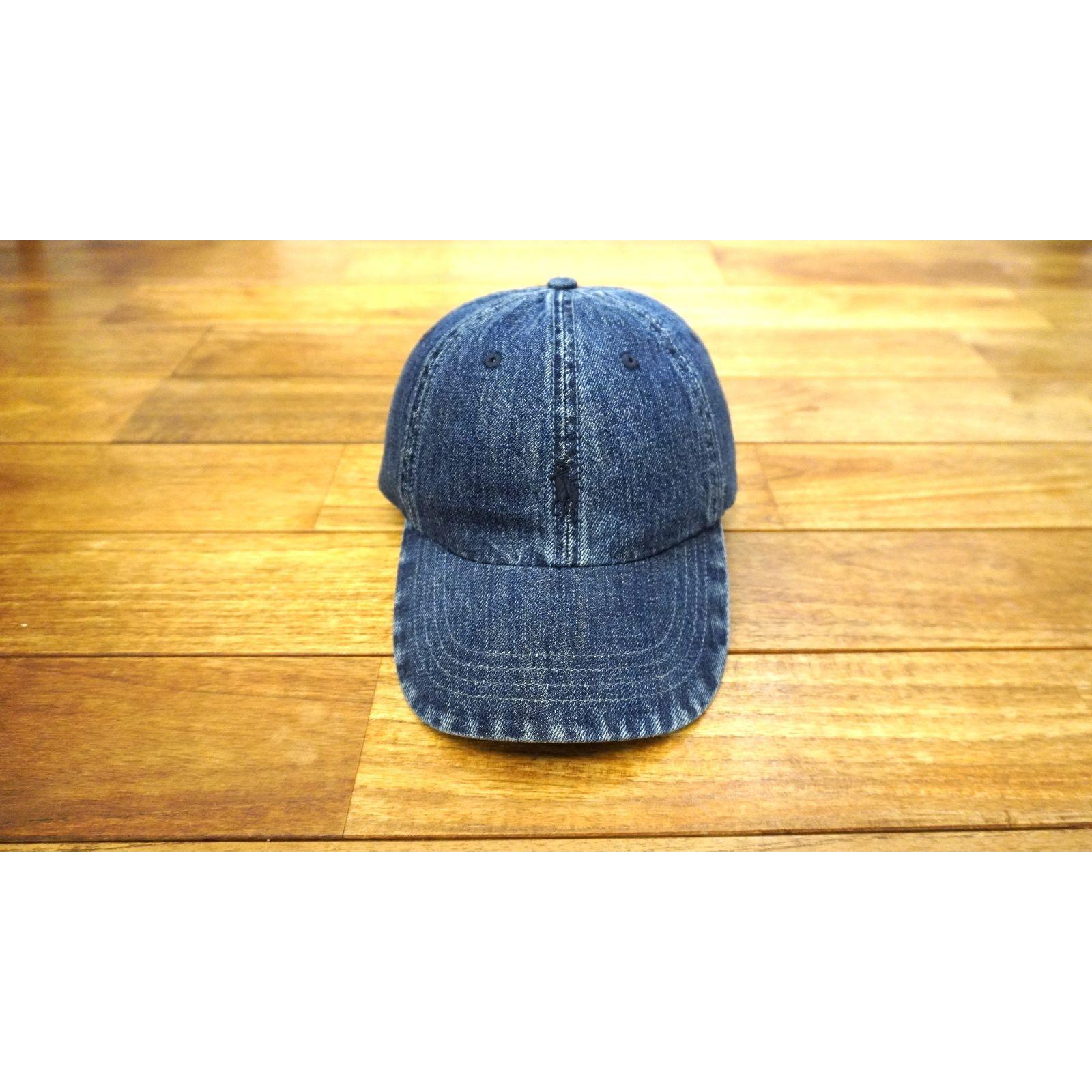 Used Polo Ralph Lauren Denim Cap Hat USED