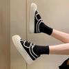 Plattform-Segeltuchschuhe Frühling und Sommer Neu Leicht und bequem Kleiner duftender Wind Keks-Schuhe