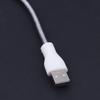 Przedłużacz USB z lampką LED i wentylatorem Zasilacz Adapter Kabel męski na żeński Elastyczny przewód w metalowym oplocie Do lampki biurkowej Lampki nocnej
