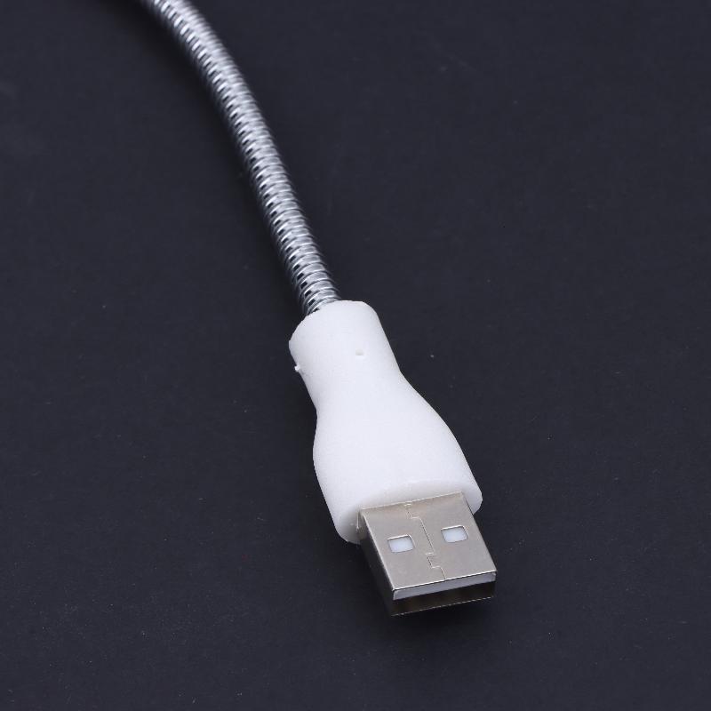 Przedłużacz USB z lampką LED i wentylatorem Zasilacz Adapter Kabel męski na żeński Elastyczny przewód w metalowym oplocie Do lampki biurkowej Lampki nocnej