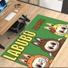 Benutzerdefinierter Name Labubu Teppich, für Bürostuhl Wohnzimmer Schlafzimmer Küche Raumdekoration Geschenke.