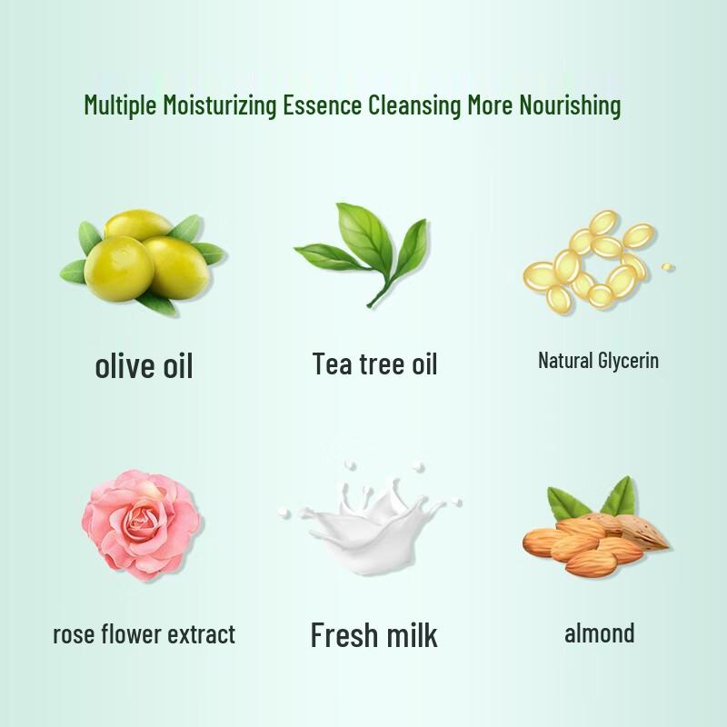 Foretty Olive Oil Moisturizing Soap - Face & Body Bar (3x120g)