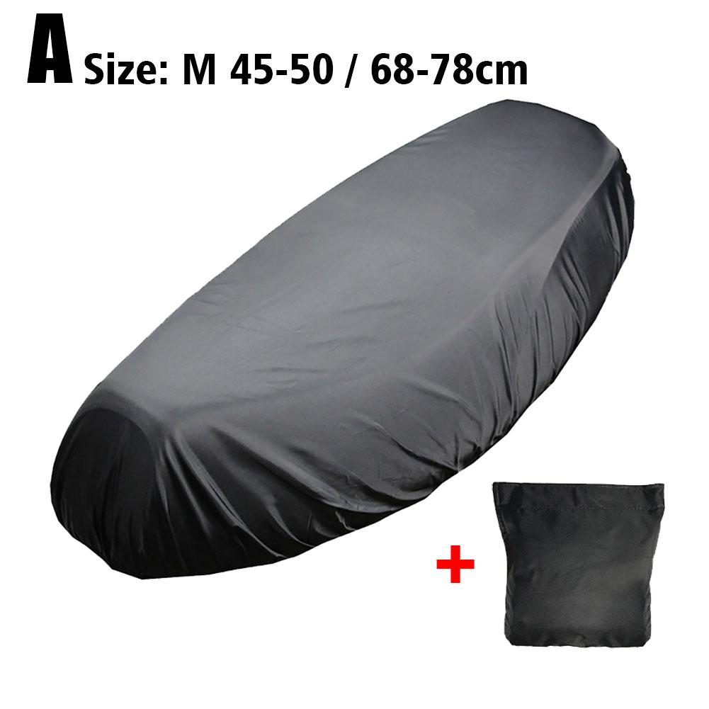 Motorcycle Rain Seat Cover Universal Flexible Waterproof 210D Dust Accessories Sown Saddle UV C G7B7