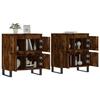 VidaXL Buffets 2 pcs chêne fumé bois d'ingénierie 3190186