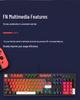 Gaming Mechanical Keyboard - 104 Keys with Blue, Red, Black, or Brown Switches for eSports, Girls, and Office Use