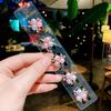 Princess Crown Baby Clip Hairstyle Children's Pearl Rhinestone Bean Buckle Hairpin Children's Girl Disc Hair Small Buckle Grab