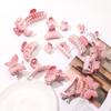 Cherry Blossom Hair Clip Frosted Grab Clip Fresh Versatile Shark Clip Pan Hair Grab Jewelry