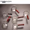 Wooden Handle Hammered Glass Tea Server Set - Borosilicate Gongfu Tea Set with Side Handle. Multiple Options Available.