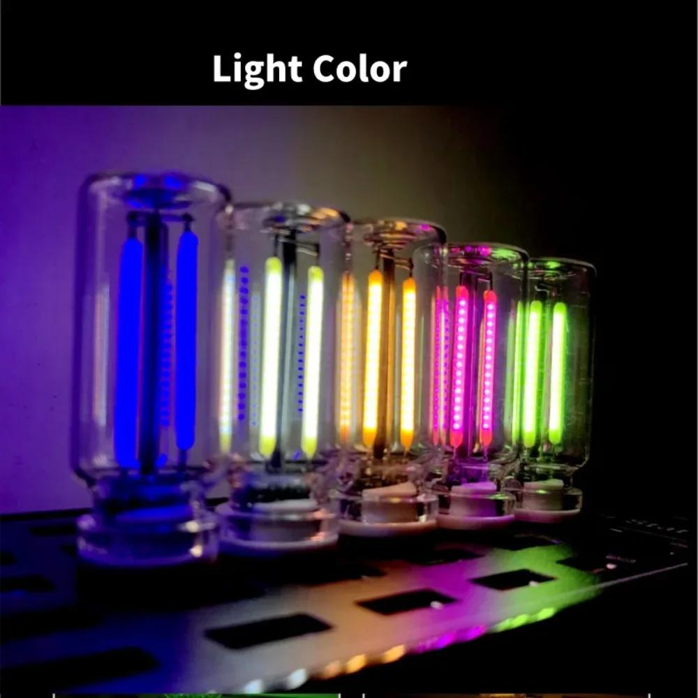 Car USB Night Light Touch Dimmable LED Filament Lamp Portable Lighting Plug and Play Decorative Atmosphere Light for Car Bedroom