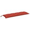 VidaXL Coussin de banc de jardin rouge mélangé 150x50x7 cm tissu, coussin, coussin de banc, coussin de jardin, coussin 4002559
