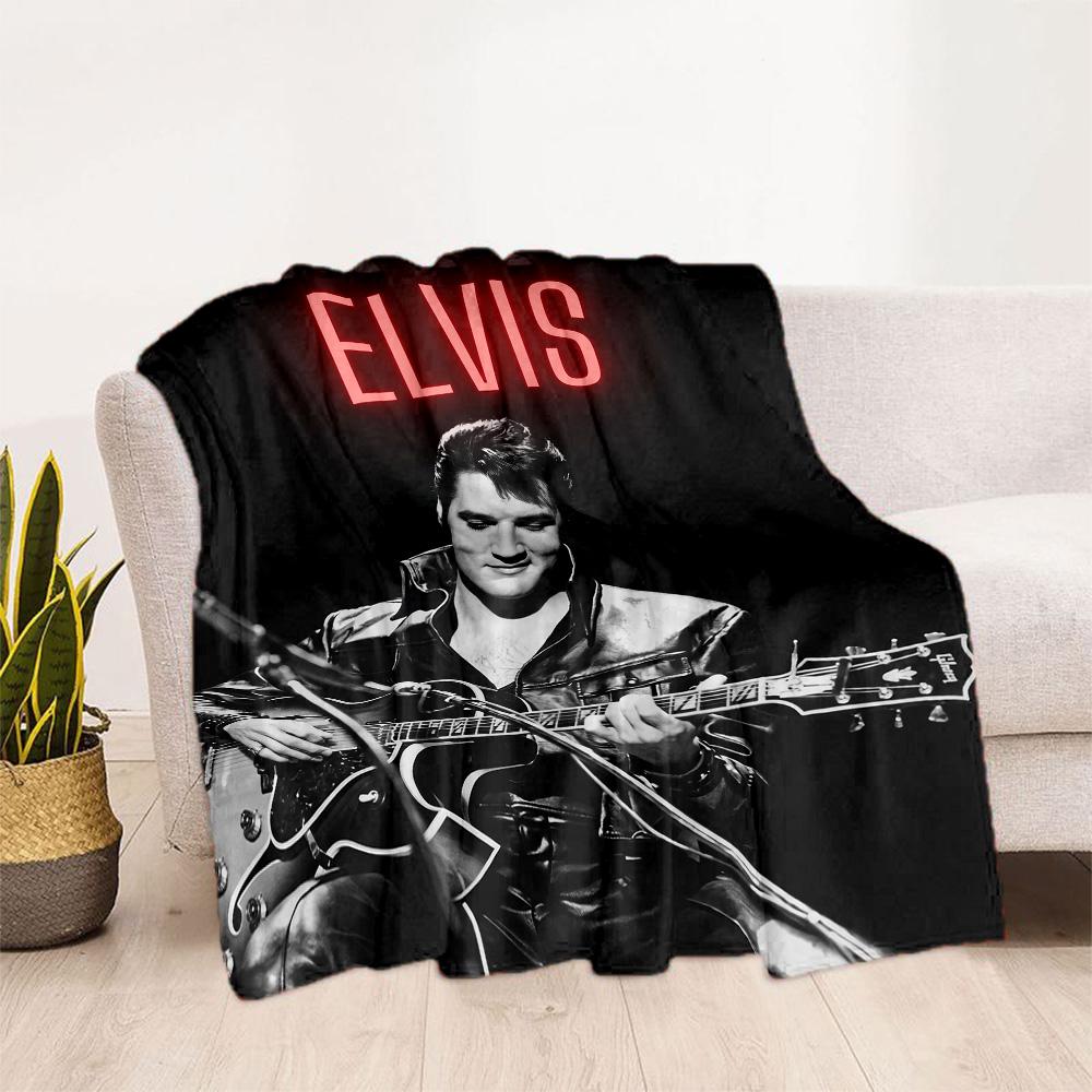 Elvis Presley Performance Blanket Durable Comfort Perfect for Sofa Livingroom Office for All Occasions Modern Birthday Christmas Gift Blanket