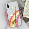 For Oppo Realme 3 V3 V5 X X2 X7 5 5i 6 6i 7 8 9 Pro Phone Case Beautiful Rainbow Astronaut Pattern Transparent Silicone Dustproof Shell For Oppo Cover