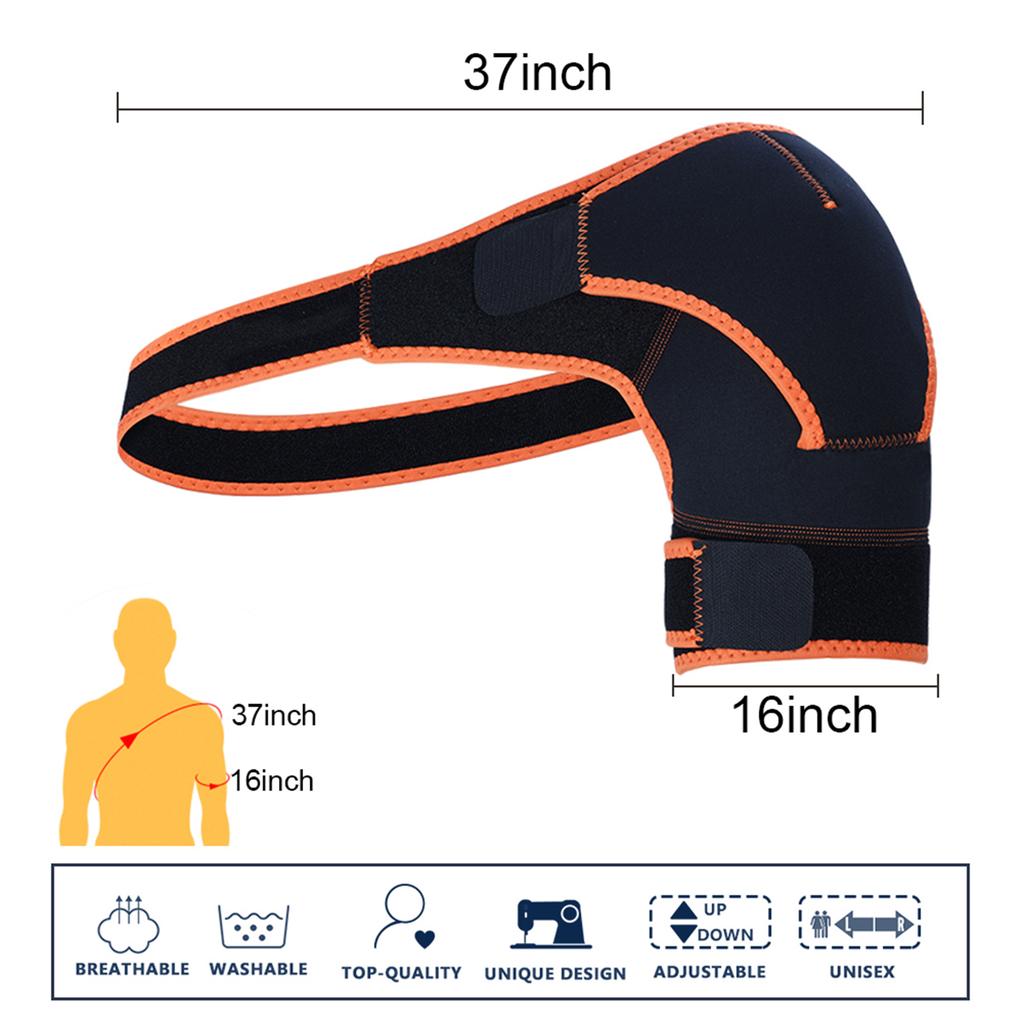 Adjustable Shoulder Support Brace Strap Joint Sport Gym Compression Bandage Wrap