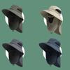 Summer Outdoor Sun Hats UV Protection Hunting Fishing Cap For Men Women Hiking Camping Visor Bucket Hat Neck Flap Fisherman Hat