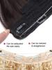 16inch Synthetic Natural Kinky Curly Clip Fish Line Invisible Hair Extensions Mixed Color Blonde Black Brown Artificial False Hair Piece For Women