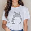 Totoro Studio Ghibli Harajuku T-Shirt Damen Ullzang Anime T-Shirt Mode 90er Jahre T-Shirt süß