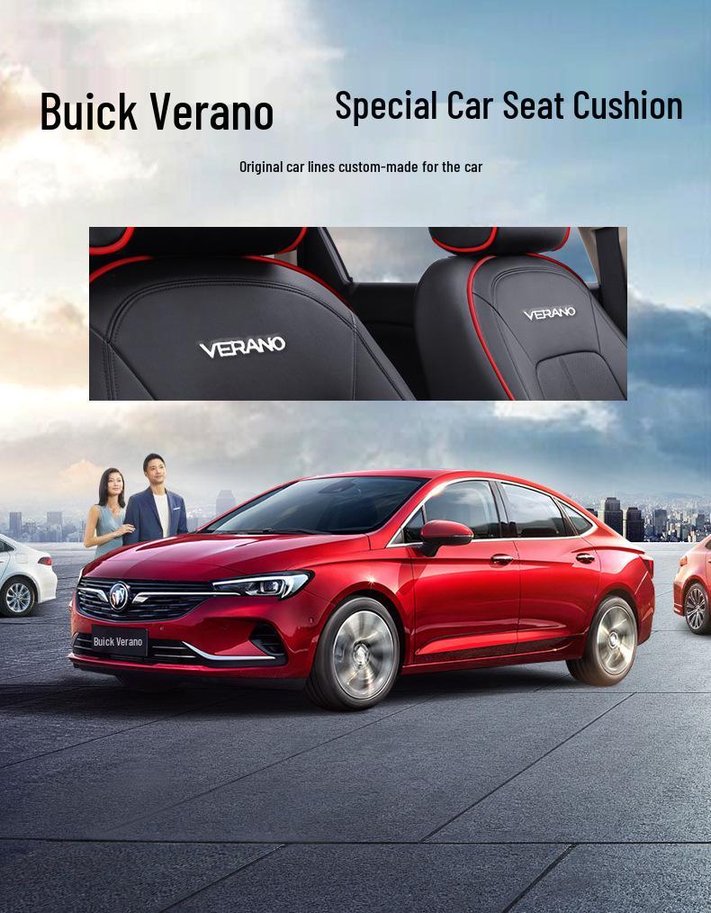 Buick Verano All-Season Leather Seat Cover - Universal, Full-Coverage, Wear-Resistant